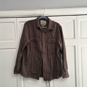 Grayers Heather Brown Shirt Jacket